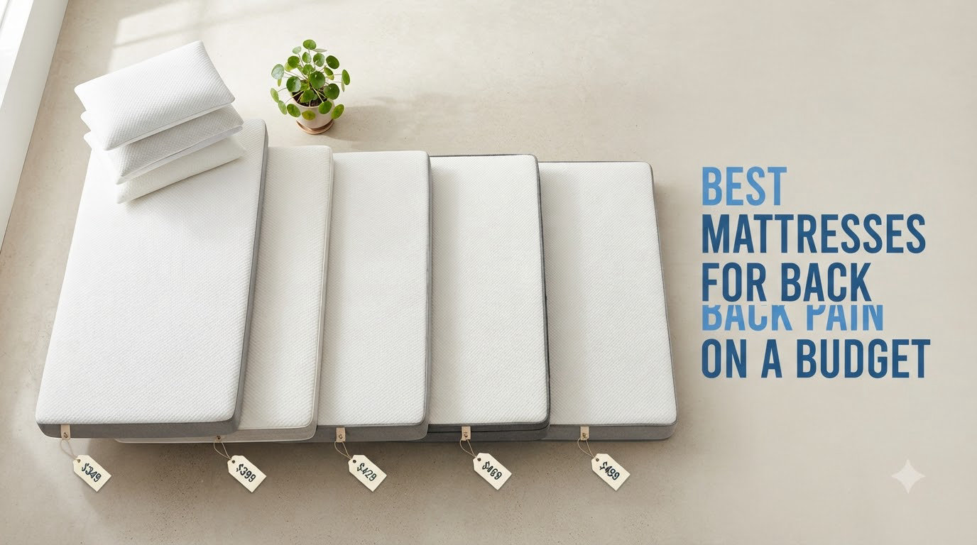 best mattresses for back pain on a budget