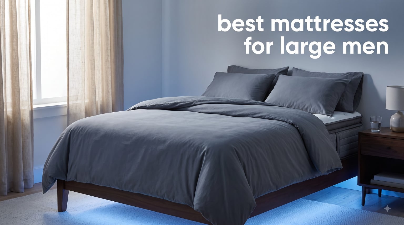 best mattresses for large men