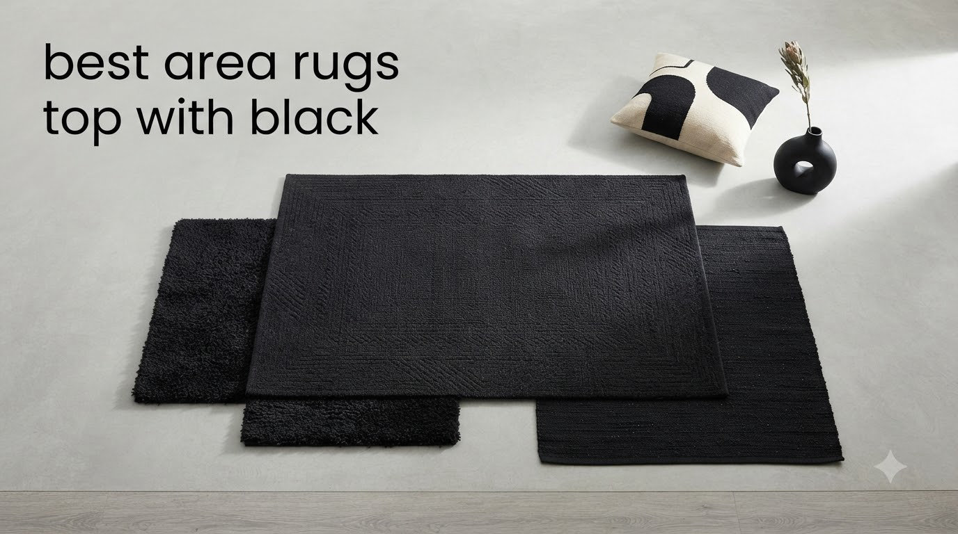 best area rugs top with black