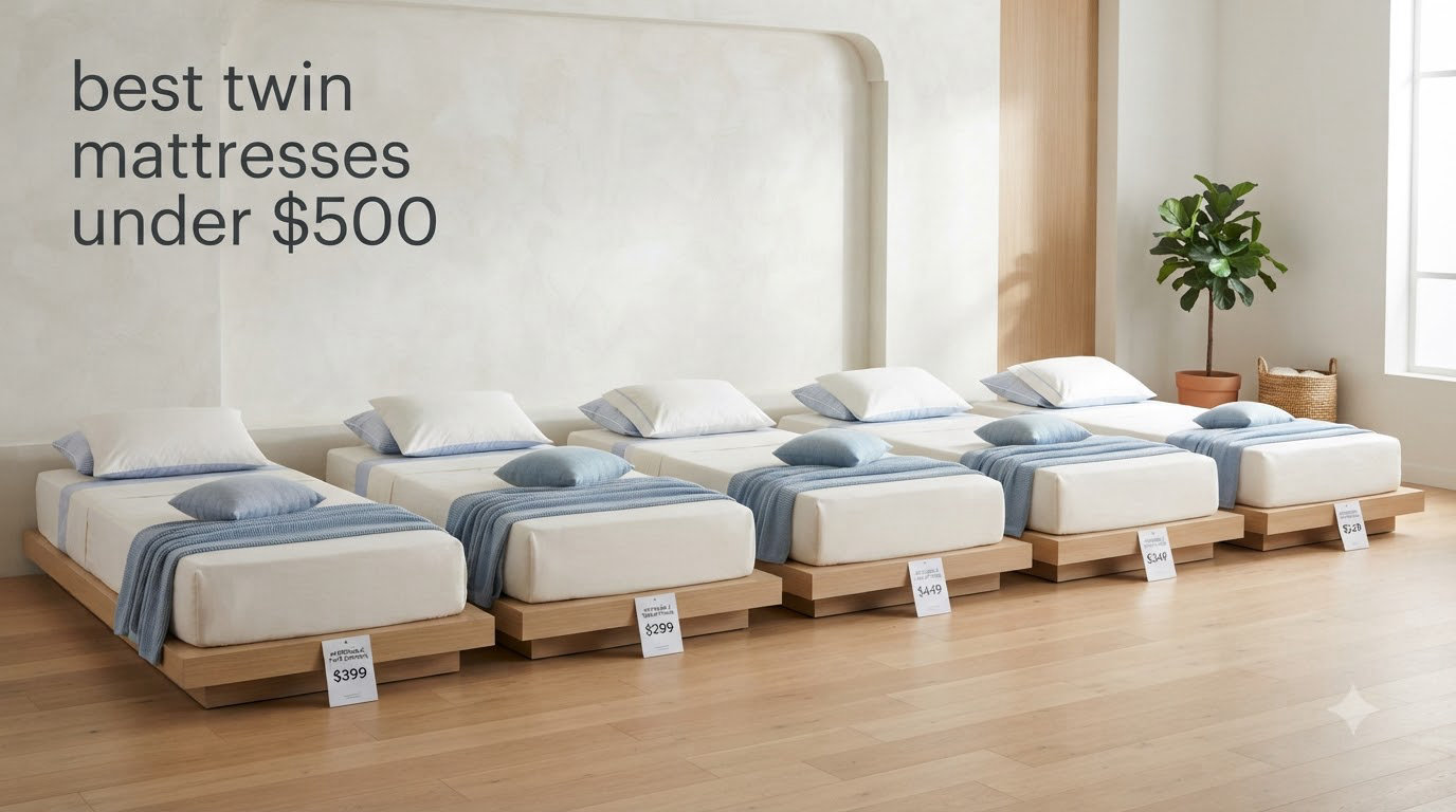 best twin mattresses under $500