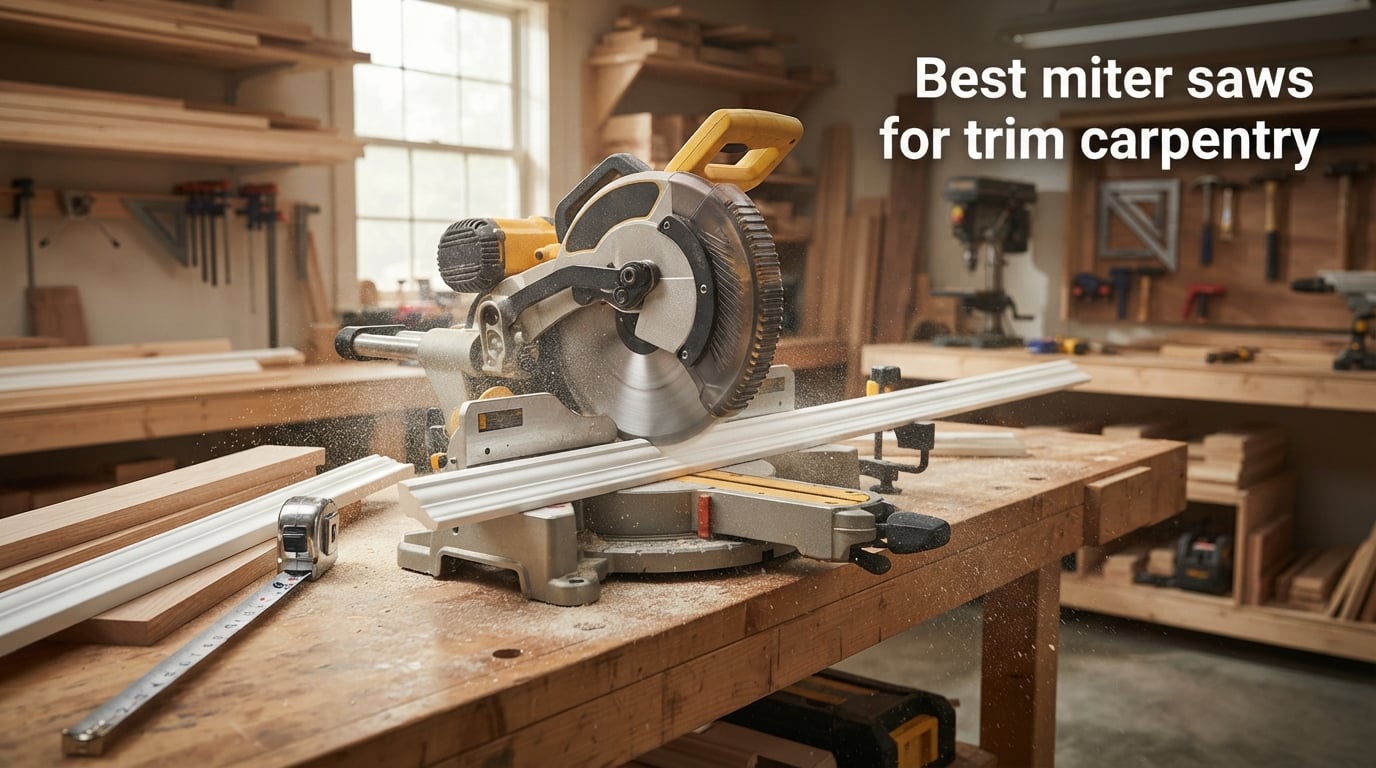 Best miter saws for trim carpentry