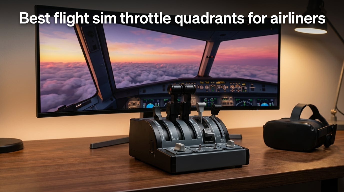 Best flight sim throttle quadrants for airliners