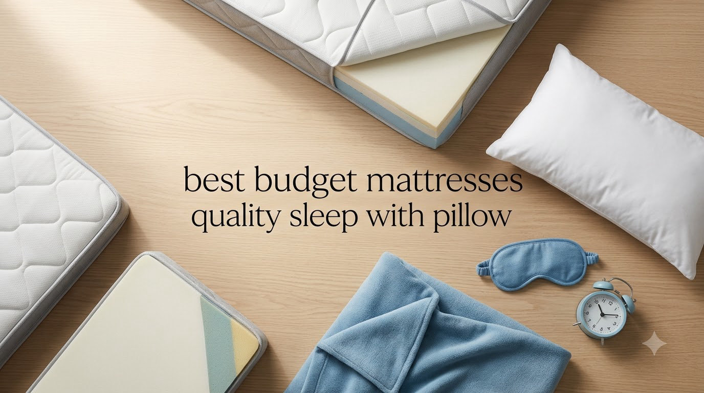 best budget mattresses quality sleep with pillow