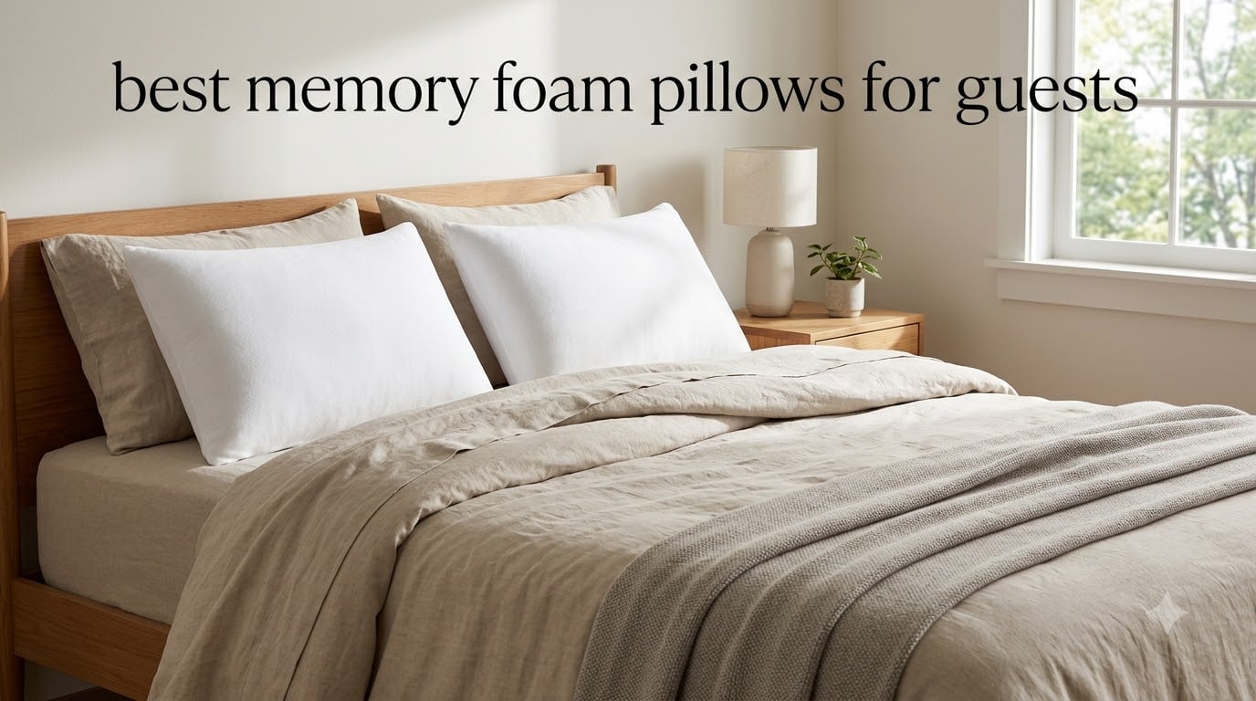 best memory foam pillows for guests