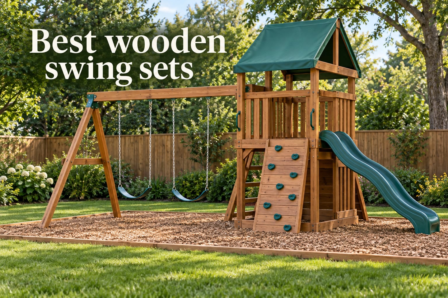 Best wooden swing sets