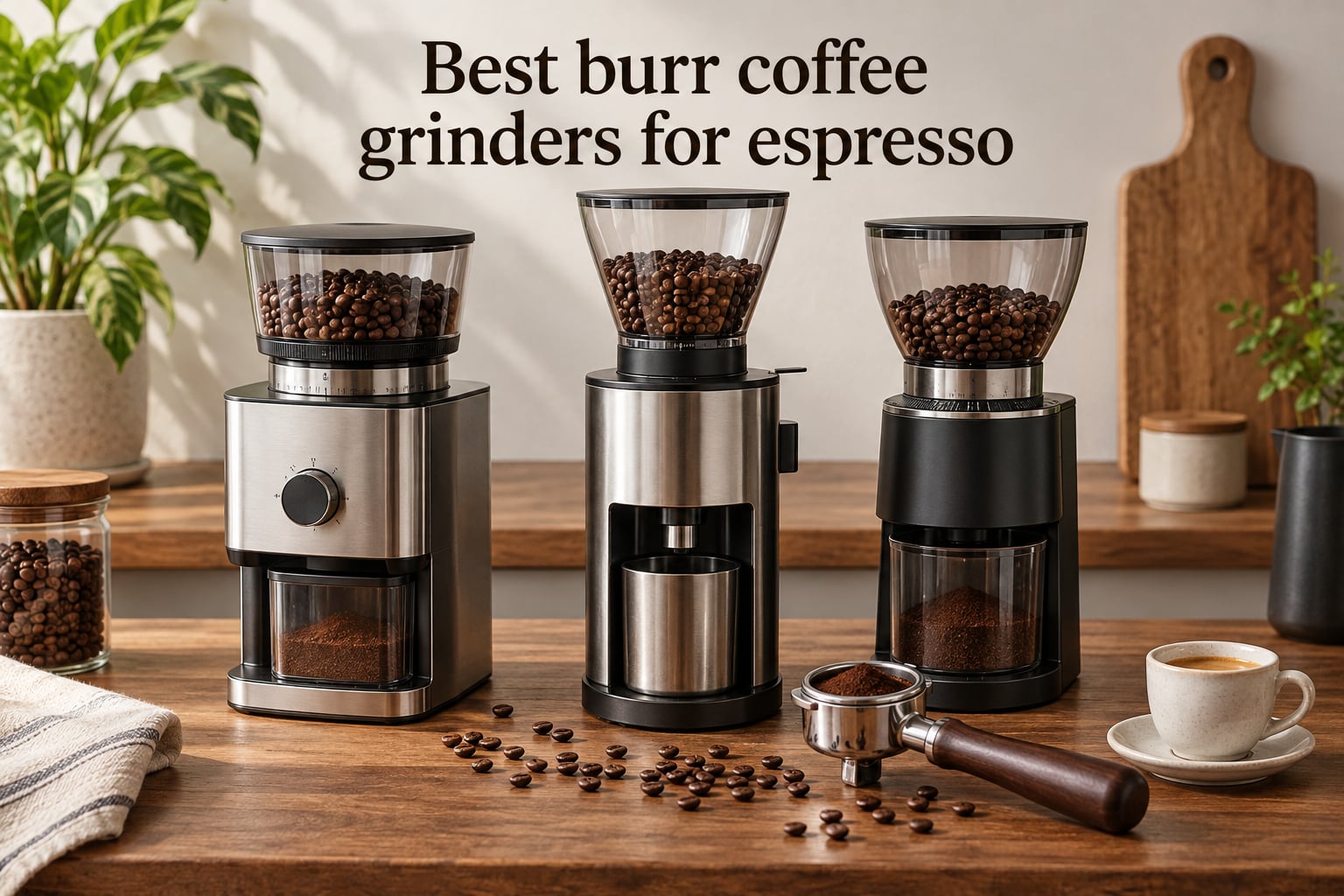 Best burr coffee grinders for espresso