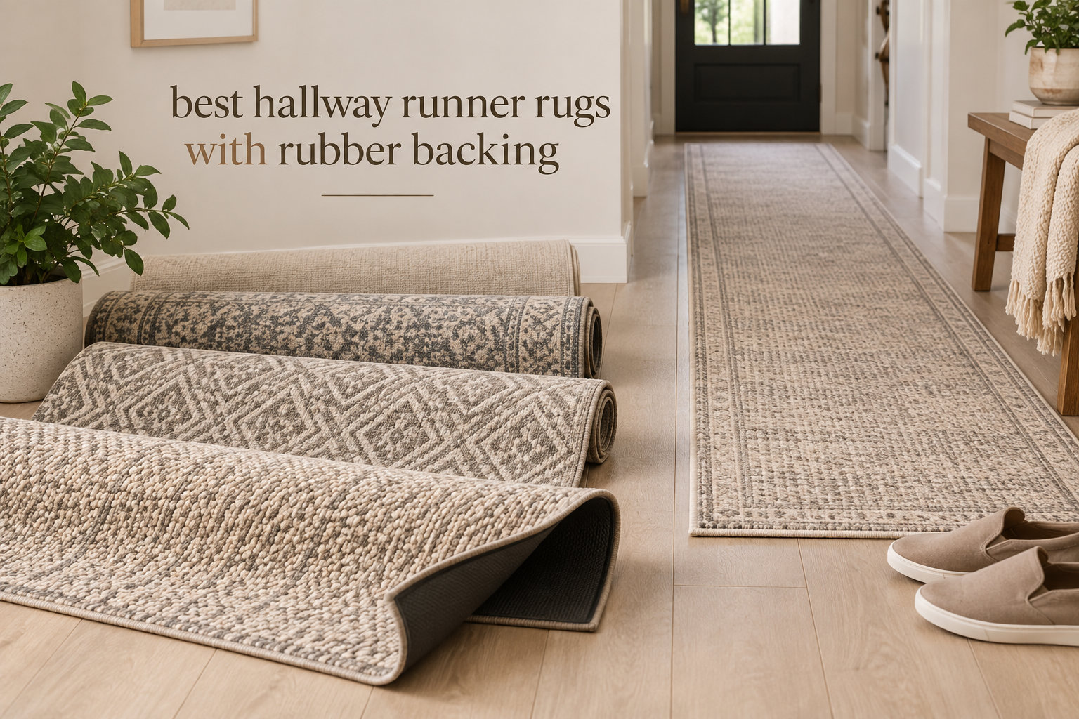best hallway runner rugs with rubber backing