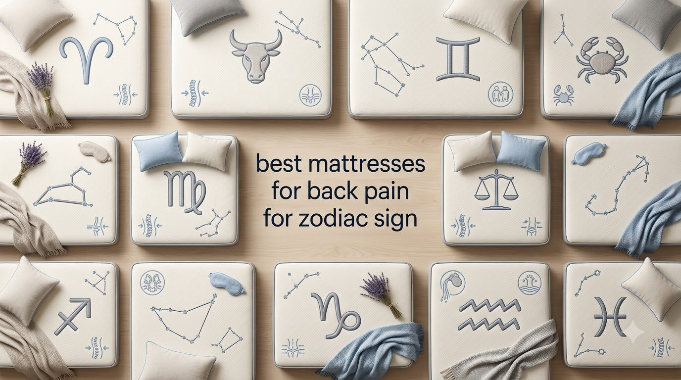 best mattresses for back pain for zodiac sign