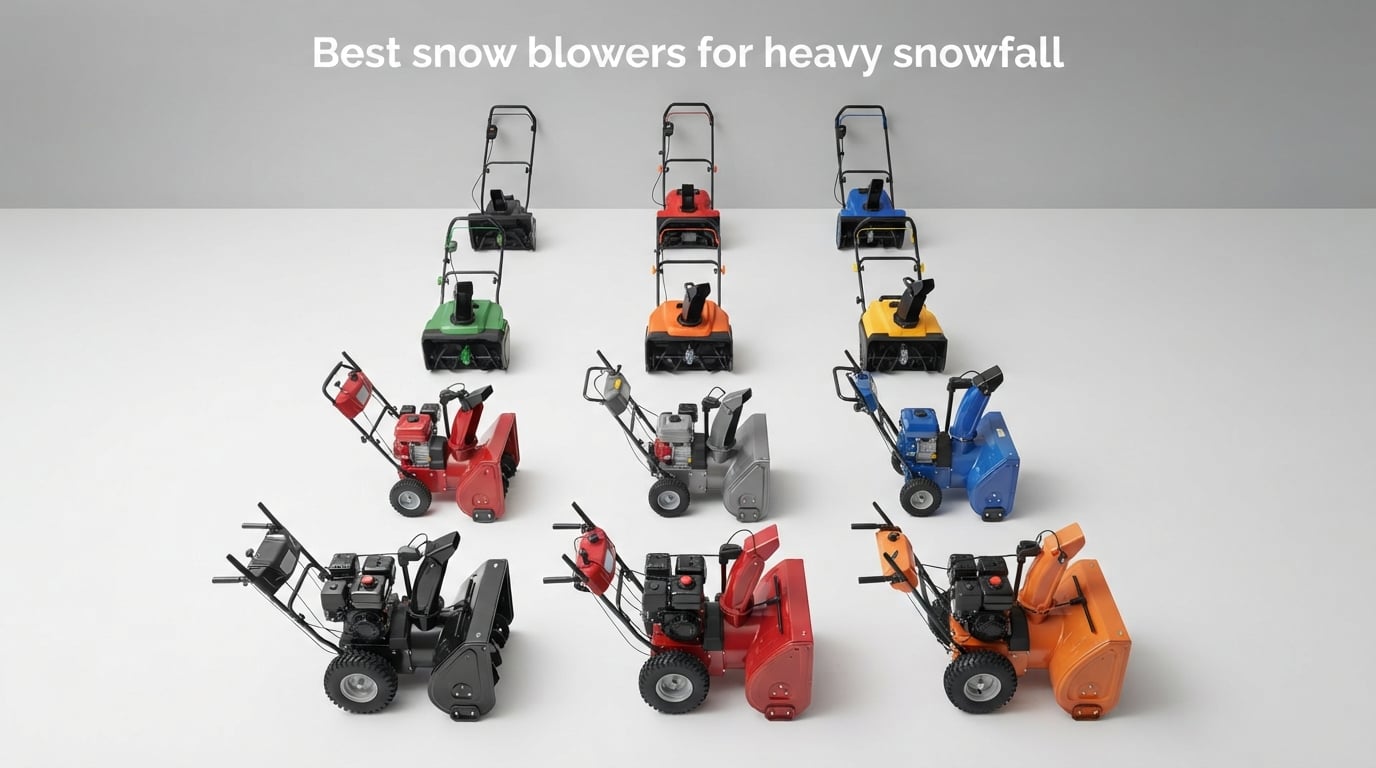 Best snow blowers for heavy snowfall