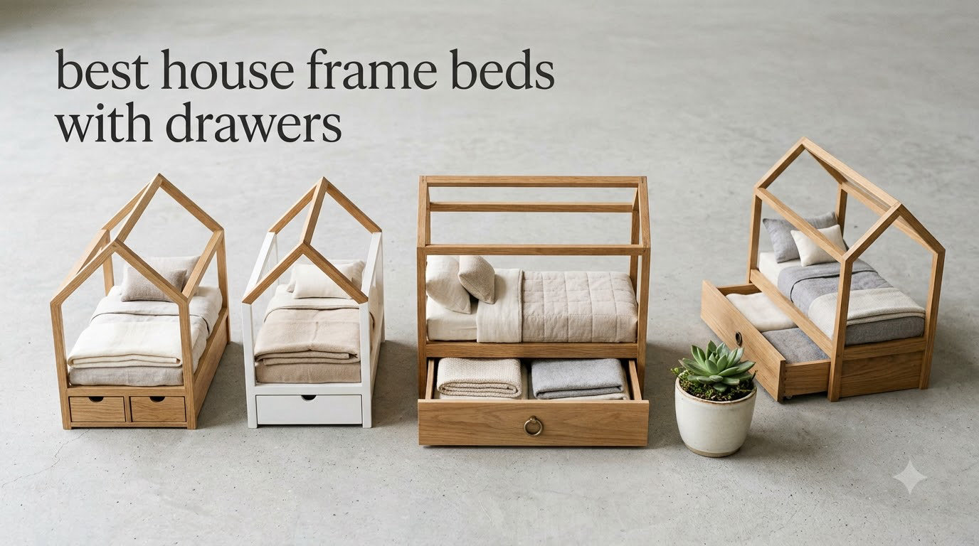 best house frame beds with drawers