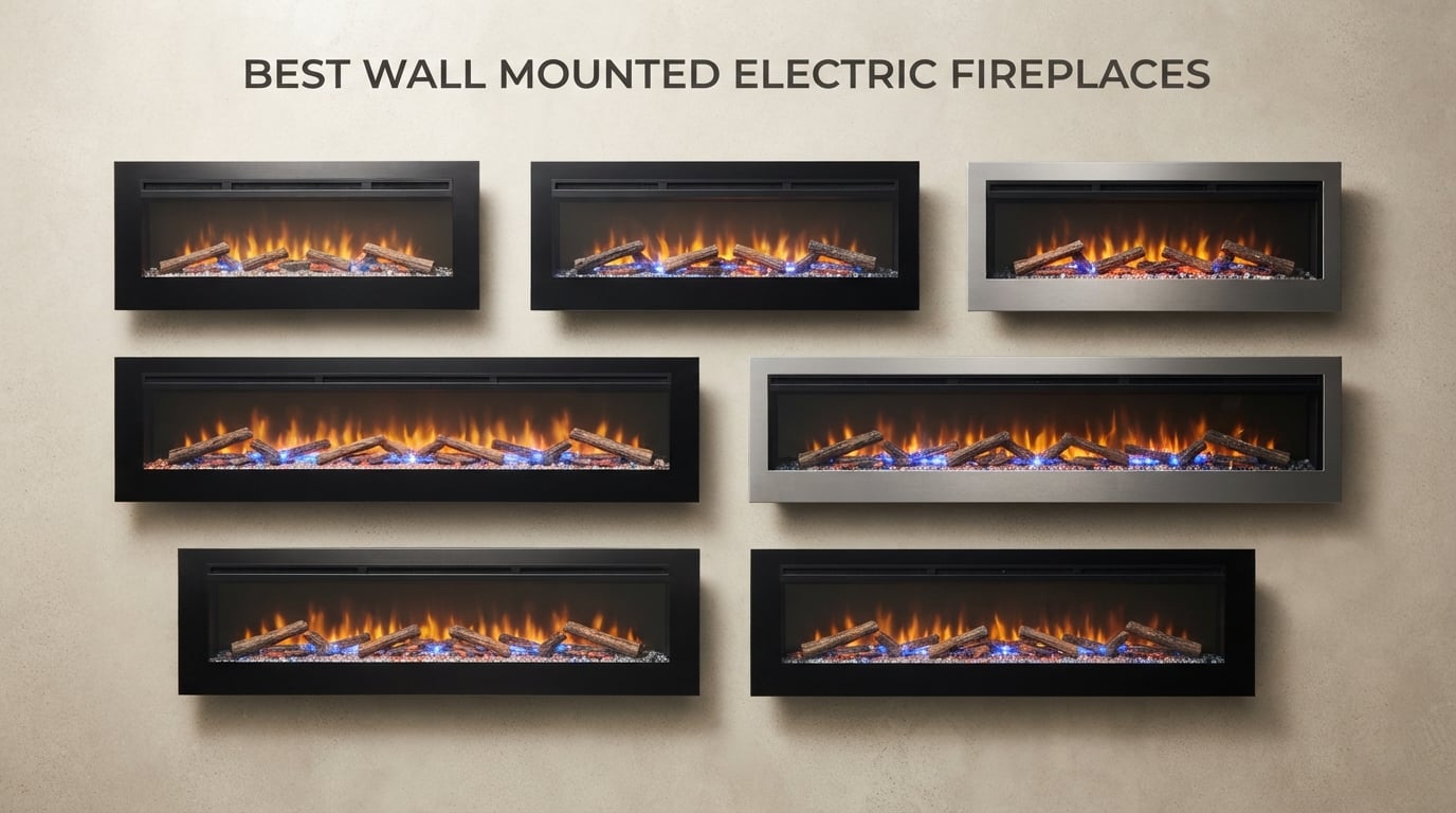 Best wall mounted electric fireplaces