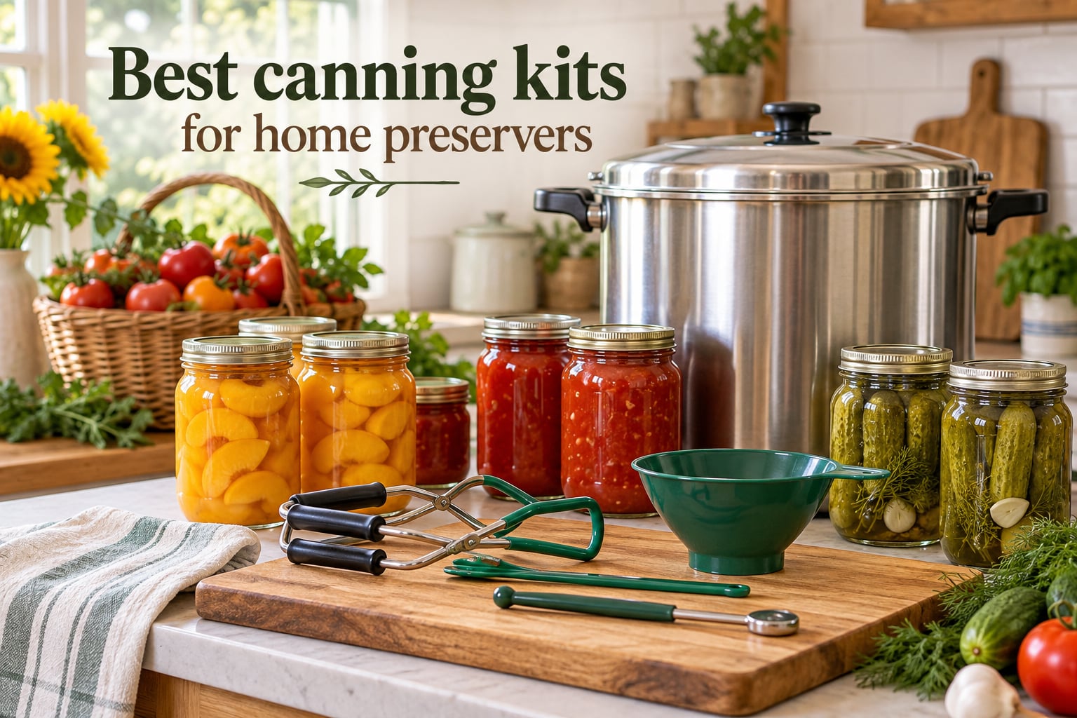 Best canning kits for home preservers