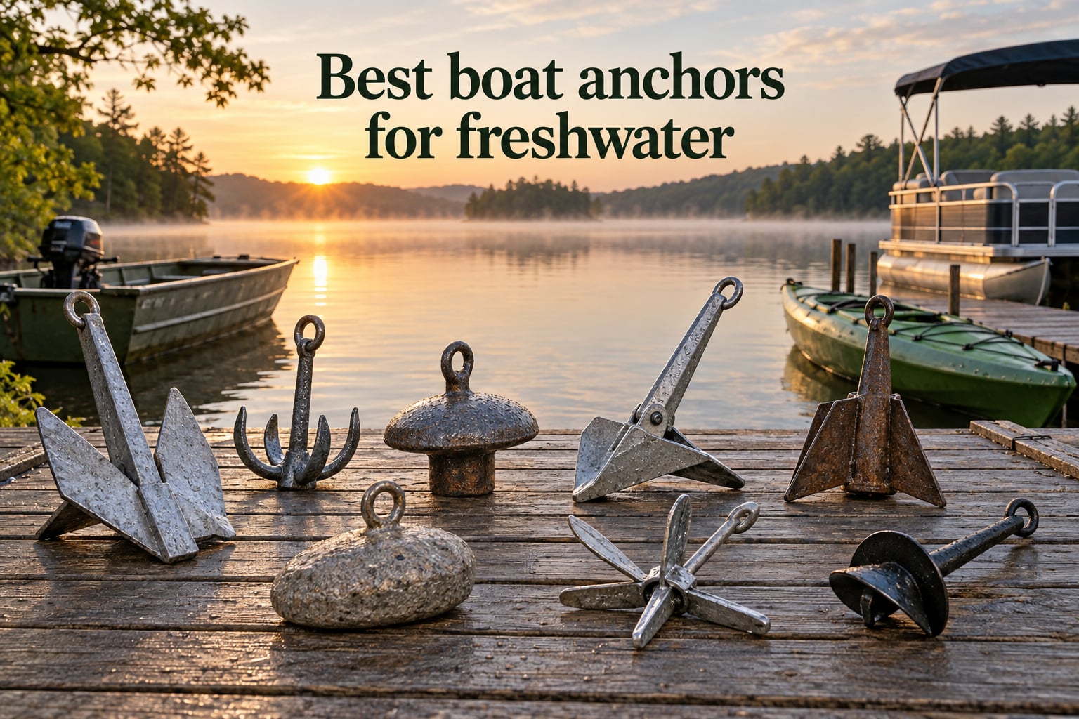 Best boat anchors for freshwater