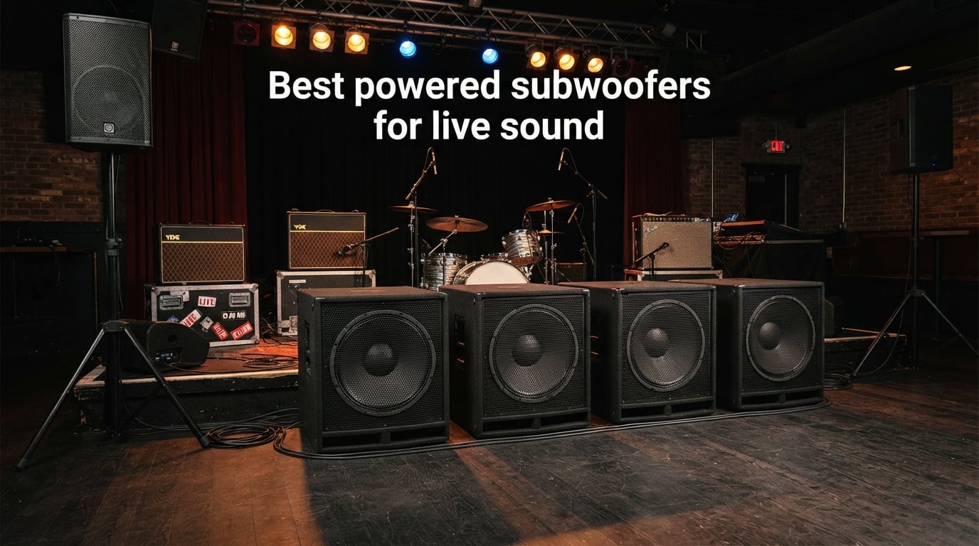 Best powered subwoofers for live sound