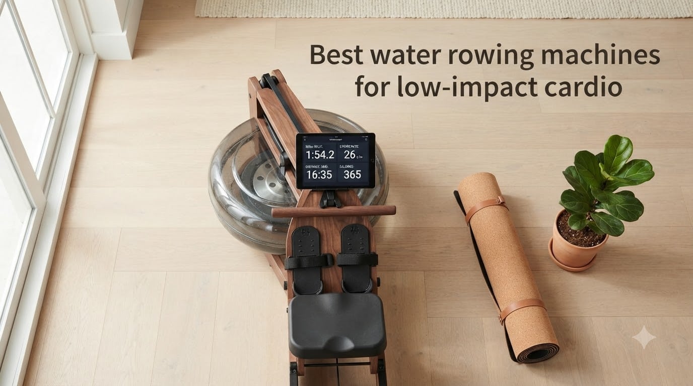 Best water rowing machines for low-impact cardio