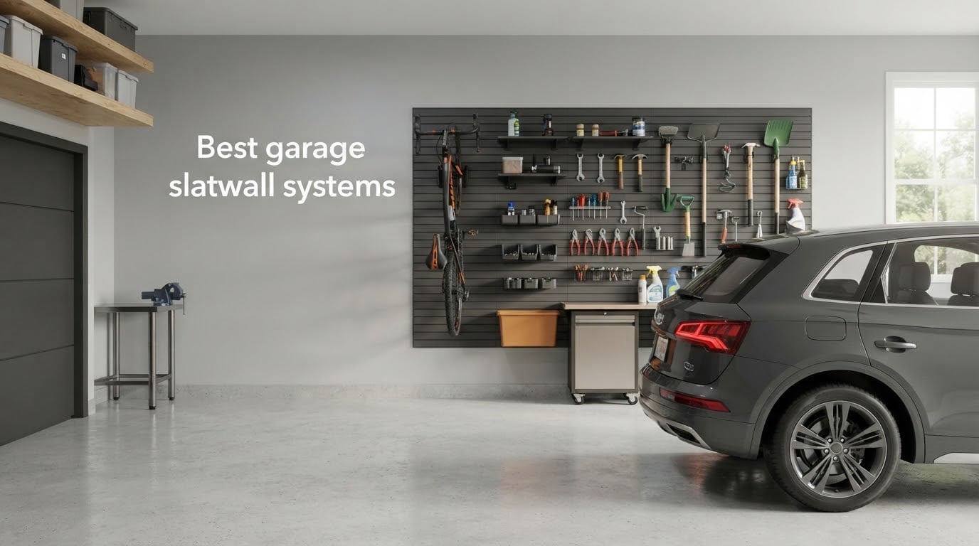 Best garage slatwall systems