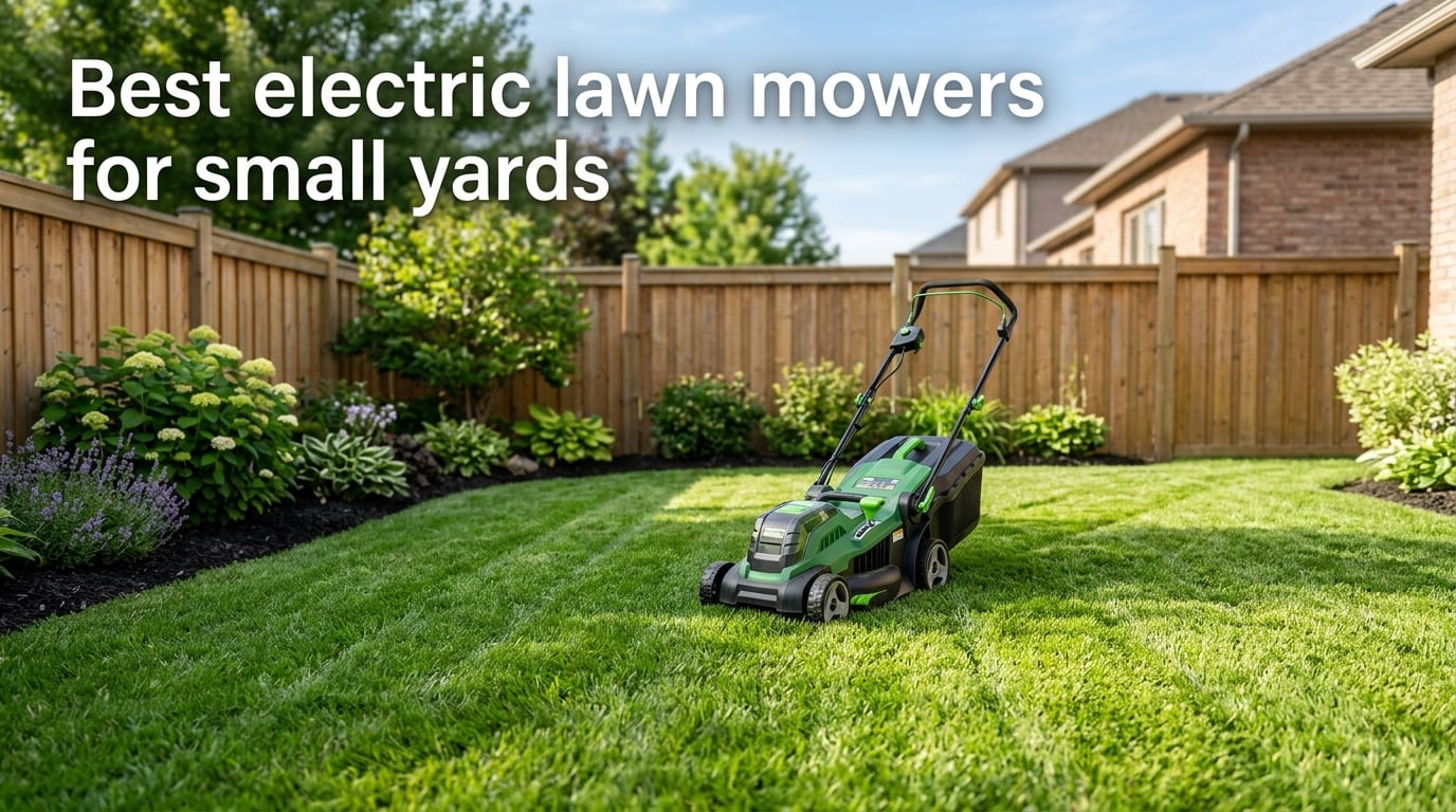 Best electric lawn mowers for small yards