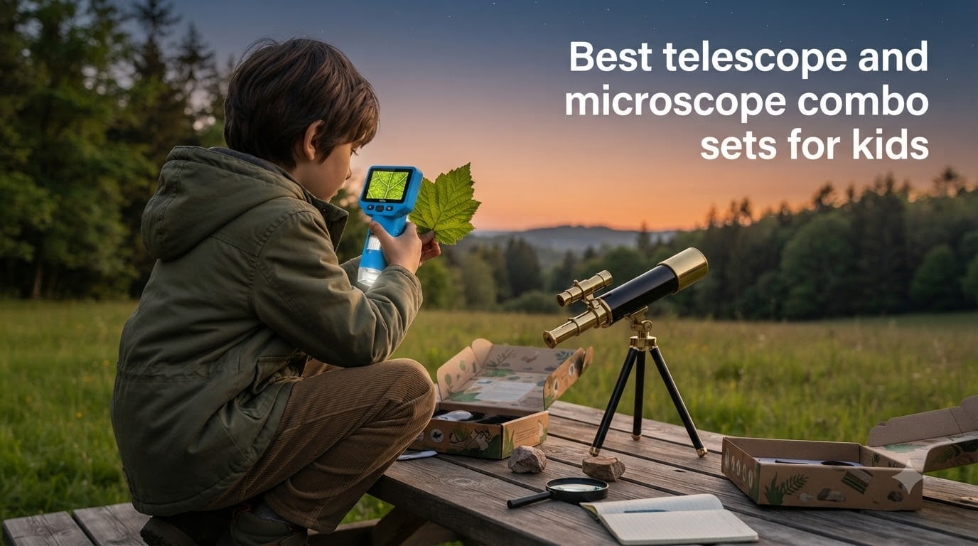 Best telescope and microscope combo sets for kids