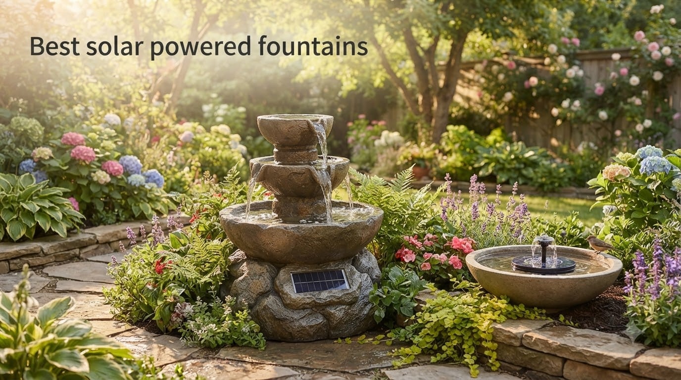 Best solar powered fountains