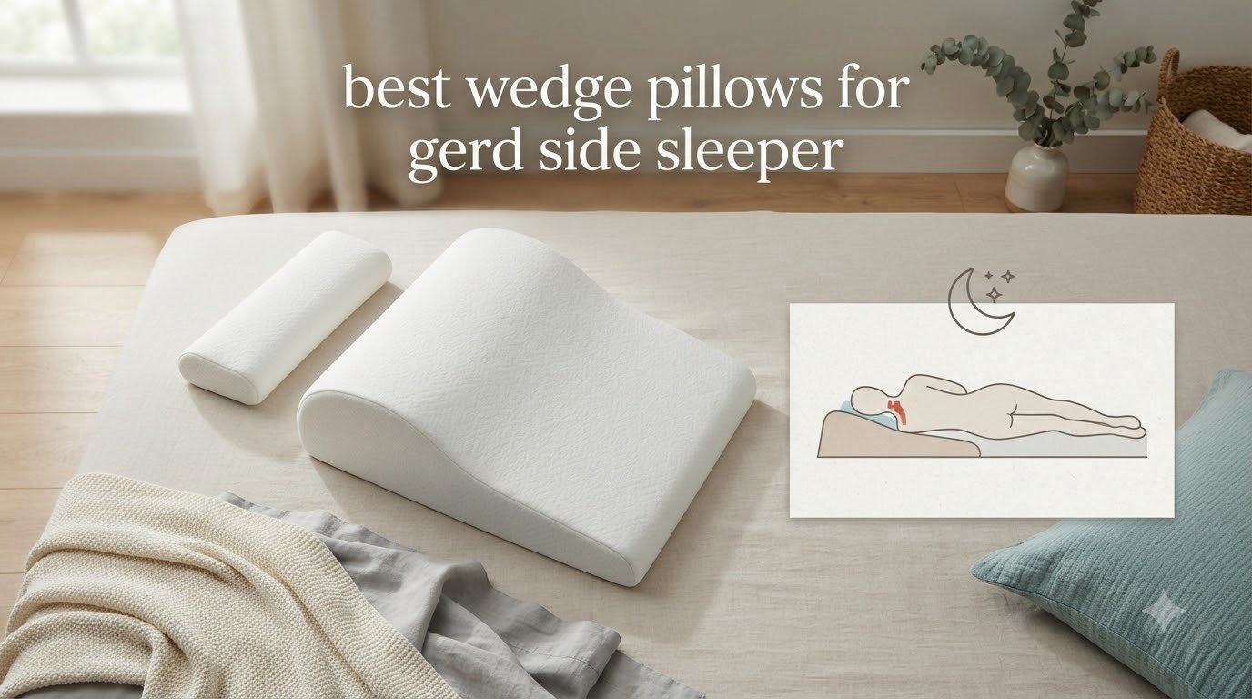 best wedge pillows for gerd side sleeper