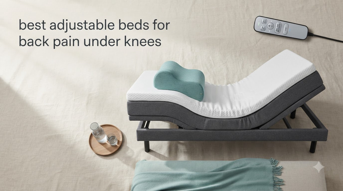 best adjustable beds for back pain under knees