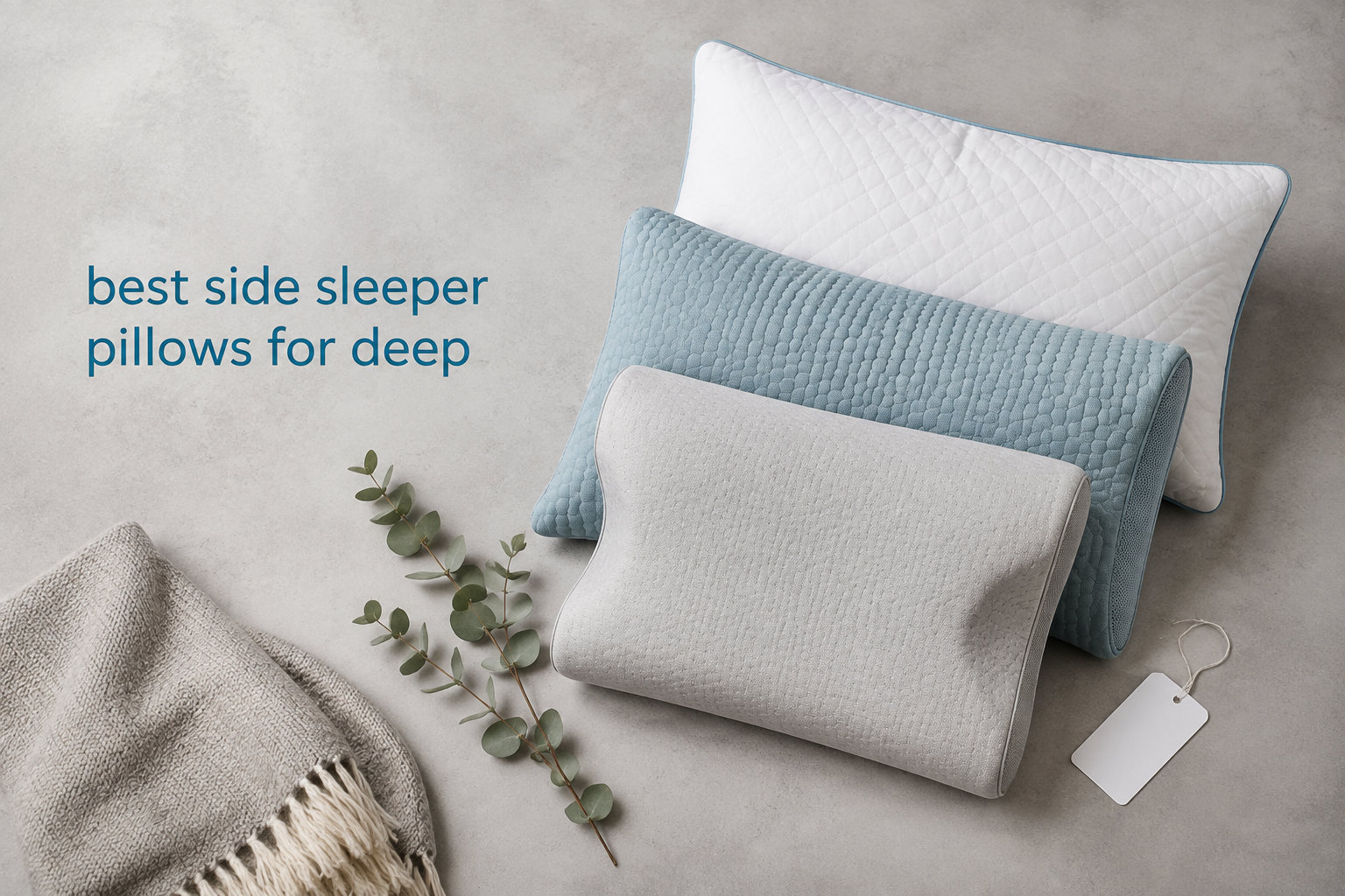 best side sleeper pillows for deep