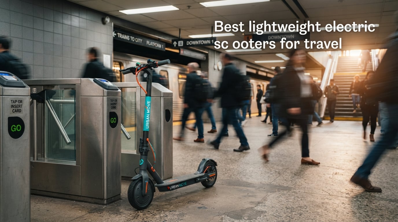 Best lightweight electric scooters for travel