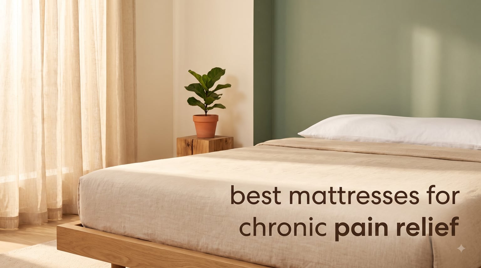 best mattresses for chronic pain relief