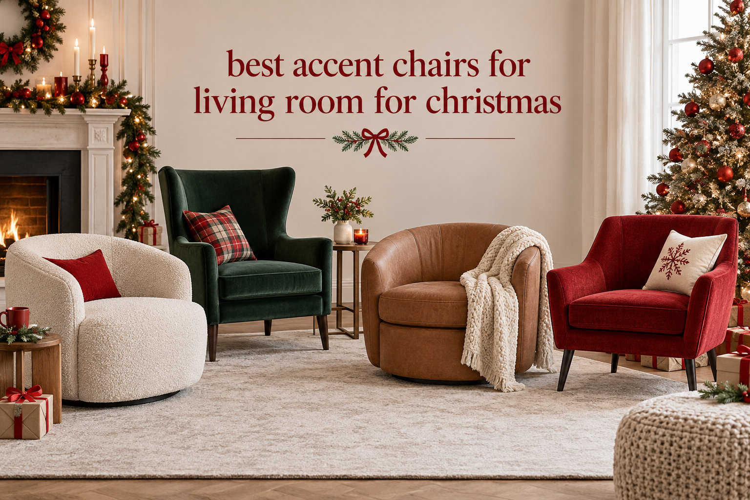 best accent chairs for living room for christmas