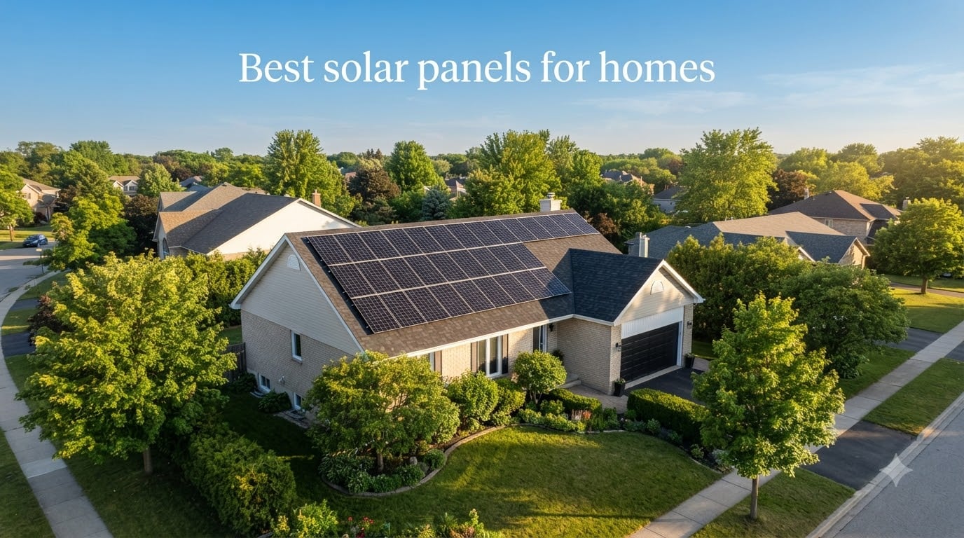 Best solar panels for homes