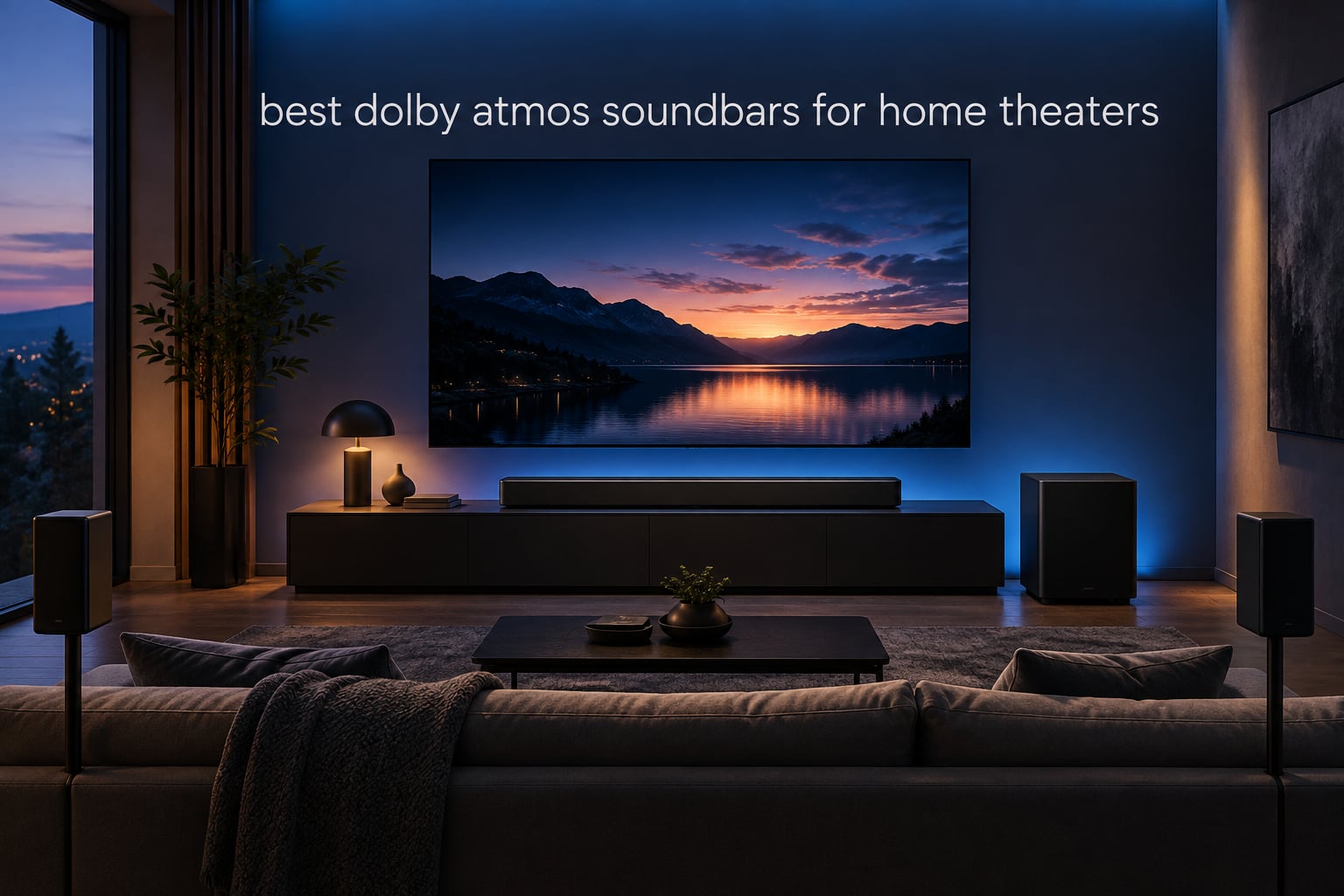 best dolby atmos soundbars for home theaters