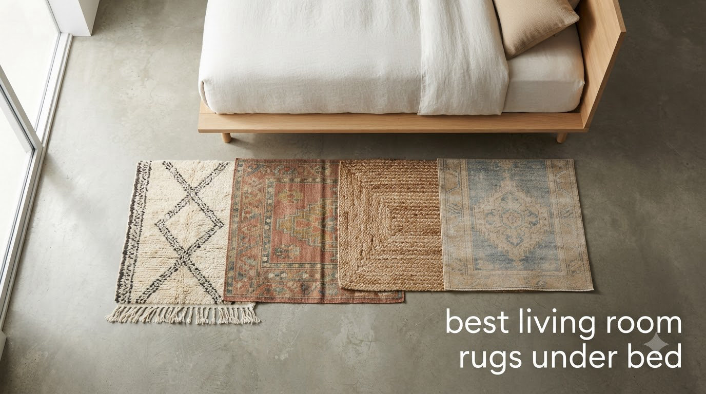 best living room rugs under bed