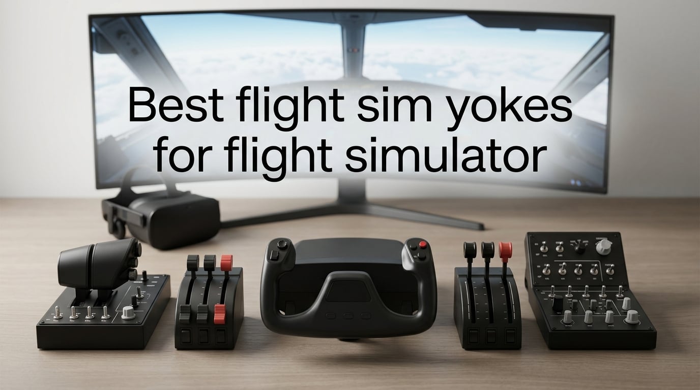 Best flight sim yokes for flight simulator