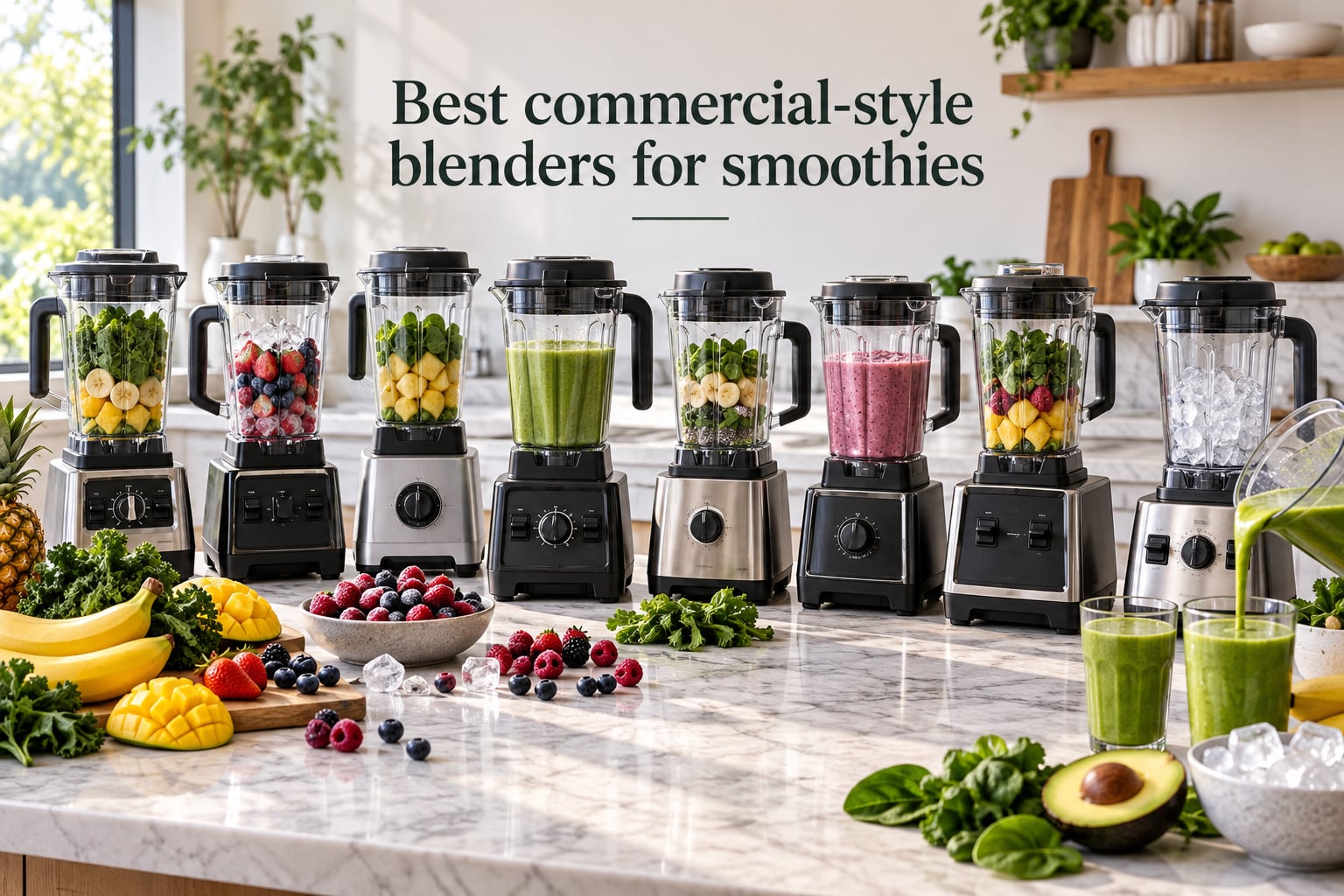 Best commercial-style blenders for smoothies