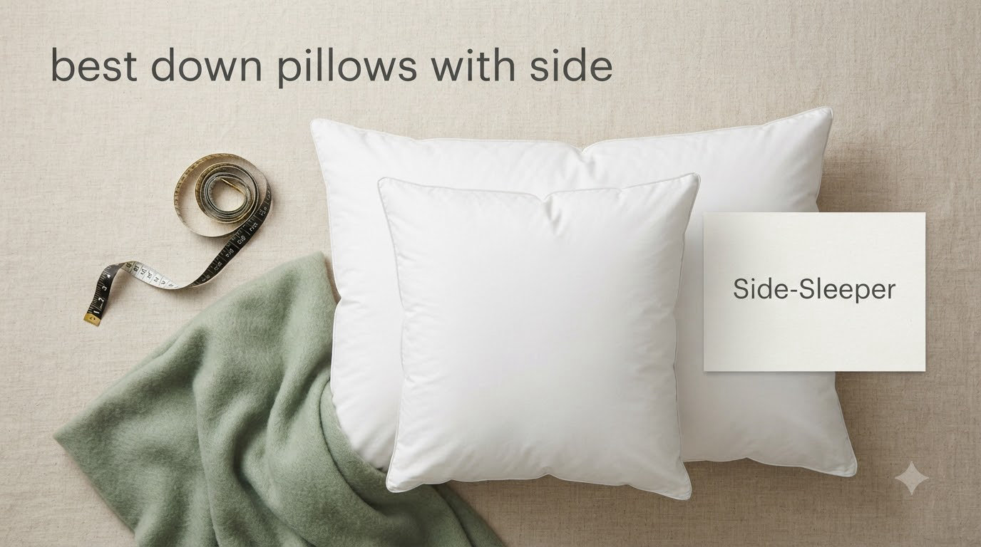 best down pillows with side