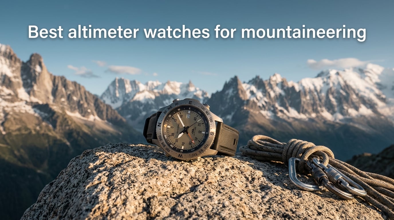Best altimeter watches for mountaineering