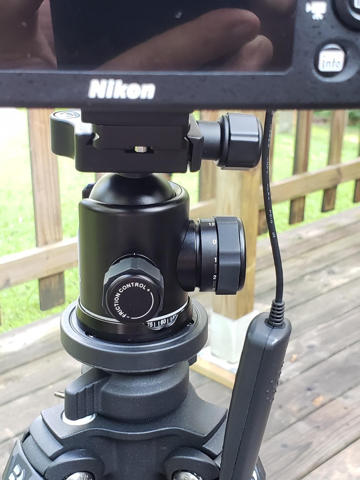 Benro Triple Action Ballhead with PU60 Plate, 35.3 lb. Capacity- Black (B2) customer photo 2