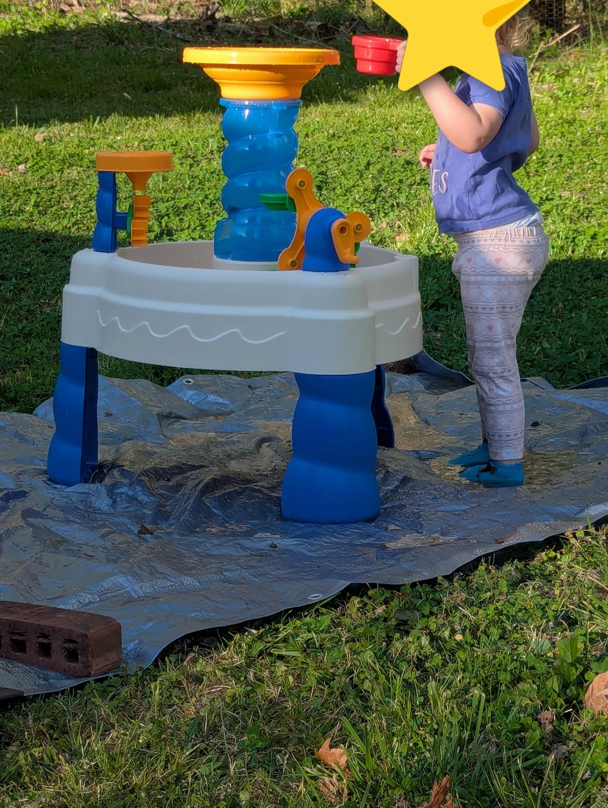 Little Tikes Spiralin' Seas Waterpark Play Table, Multicolor customer photo 1