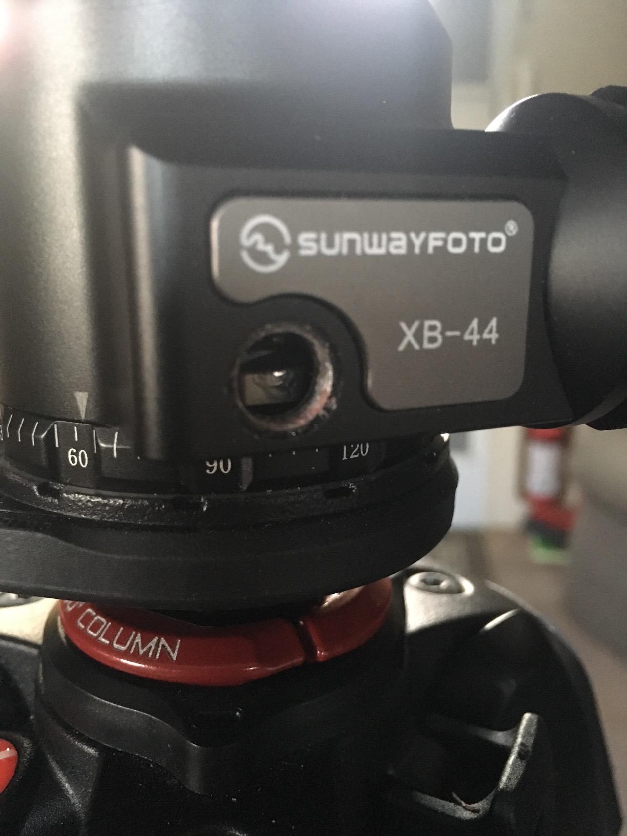 SUNWAYFOTO XB-44 Tripod Ball Head Arca Compatible Low COG 88lb Max Load XB44 Sunway customer photo 1