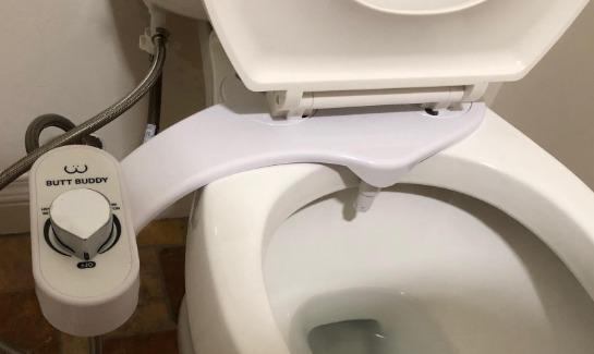 BUTT BUDDY - Bidet Toilet Seat Attachment & Fresh Water Sprayer (Easy to Install, Universal Fit, No Plumbing or Electricity Required | Self-Cleaning Nozzle, Adjustable Pressure Control, USA Stock) customer photo 2