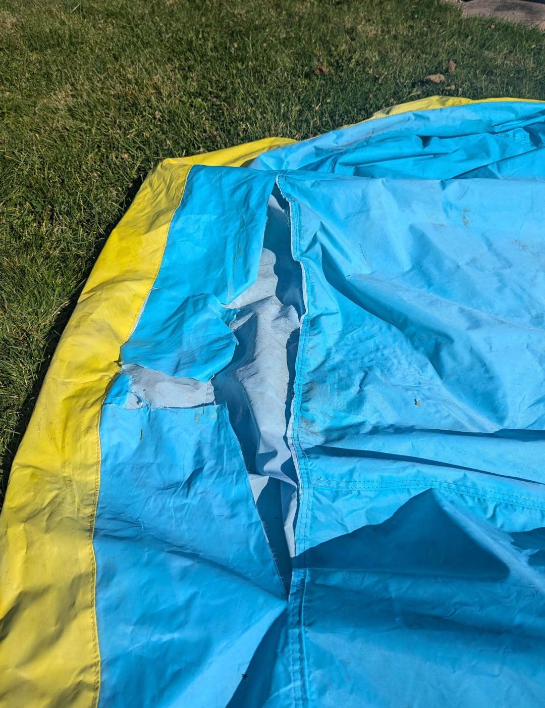 WELLFUNTIME Large Inflatable Water Slide Park with Air Blower customer photo 2