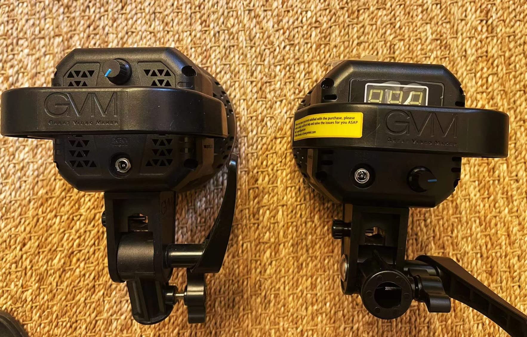 GVM 80W Photo Studio Lighting Kit, LED Video Light with Bowen Mount 23.6