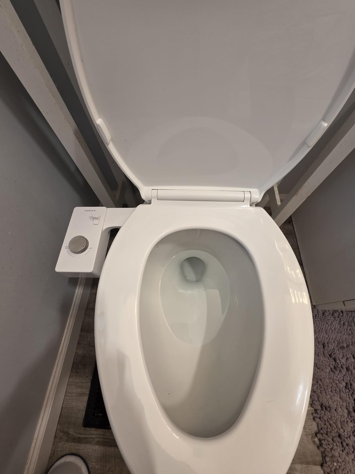 TUSHY Classic 3.0 Bidet Toilet Seat Attachment, Brushed Nickel customer photo 1