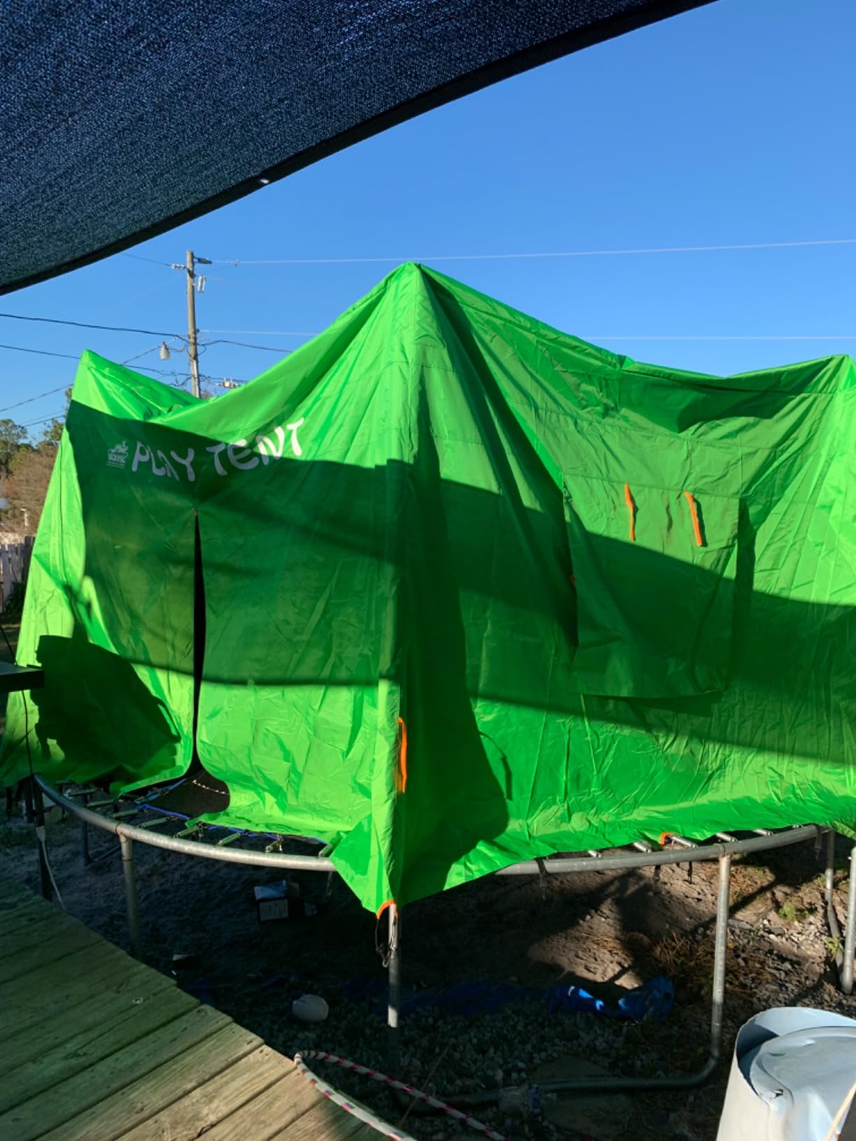 Trampoline Tent, Premium Thicken Oxford with Sunscreen Coating customer photo 2