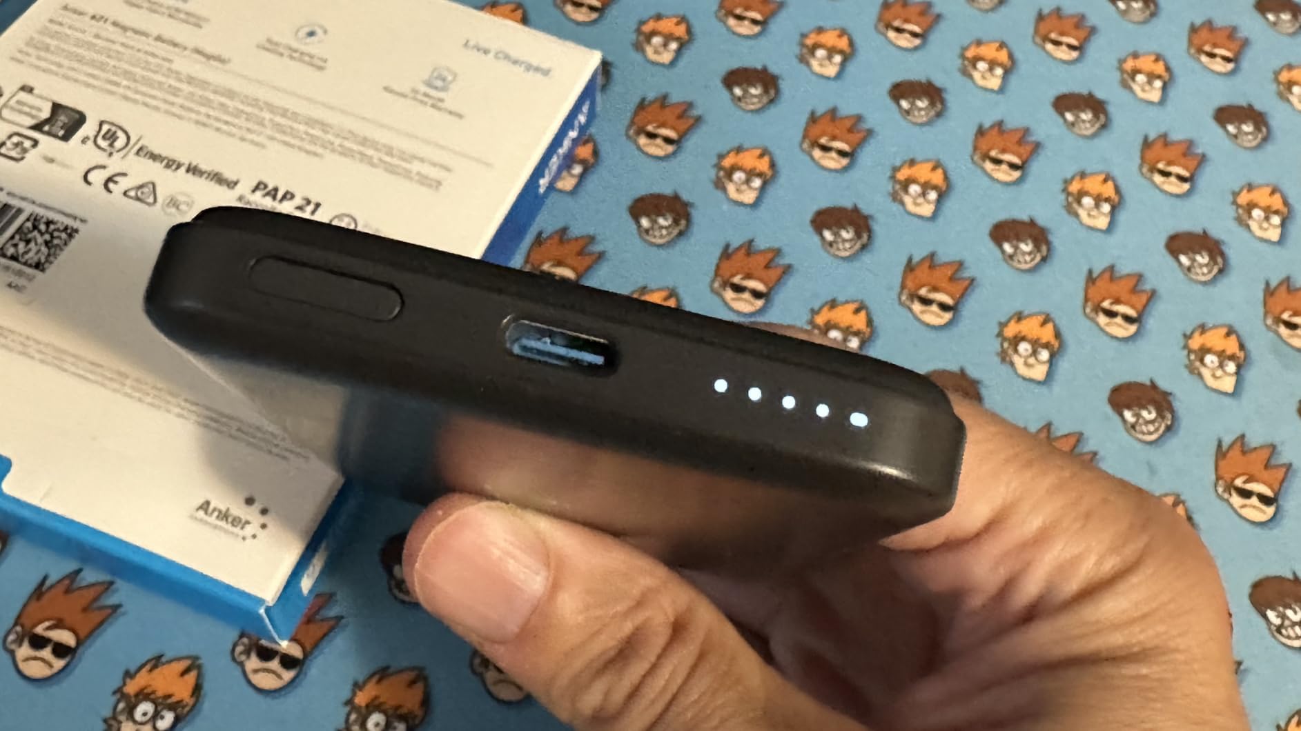 Anker 621 MagGo Power Bank, 5,000mAh Magnetic Portable Charger customer photo 2