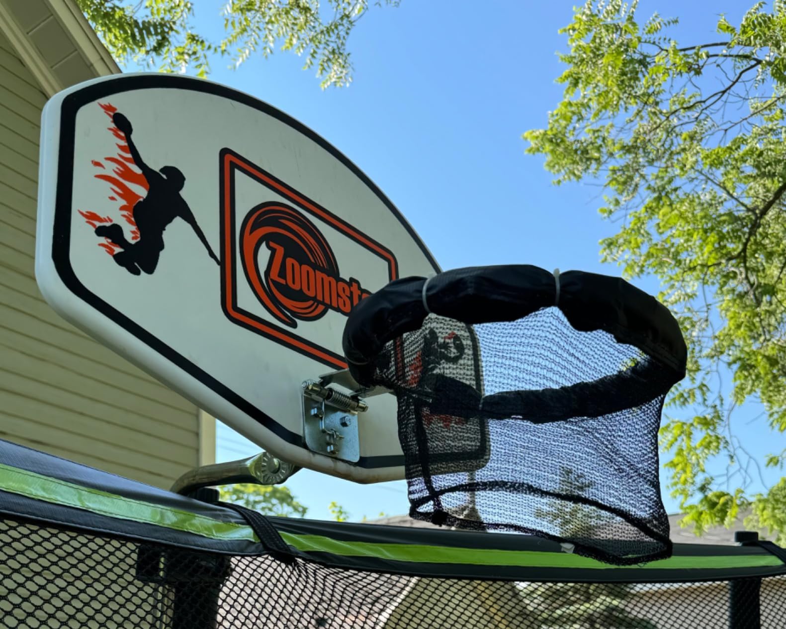 Trampoline Basketball Hoop with Mini Basketball customer photo 1