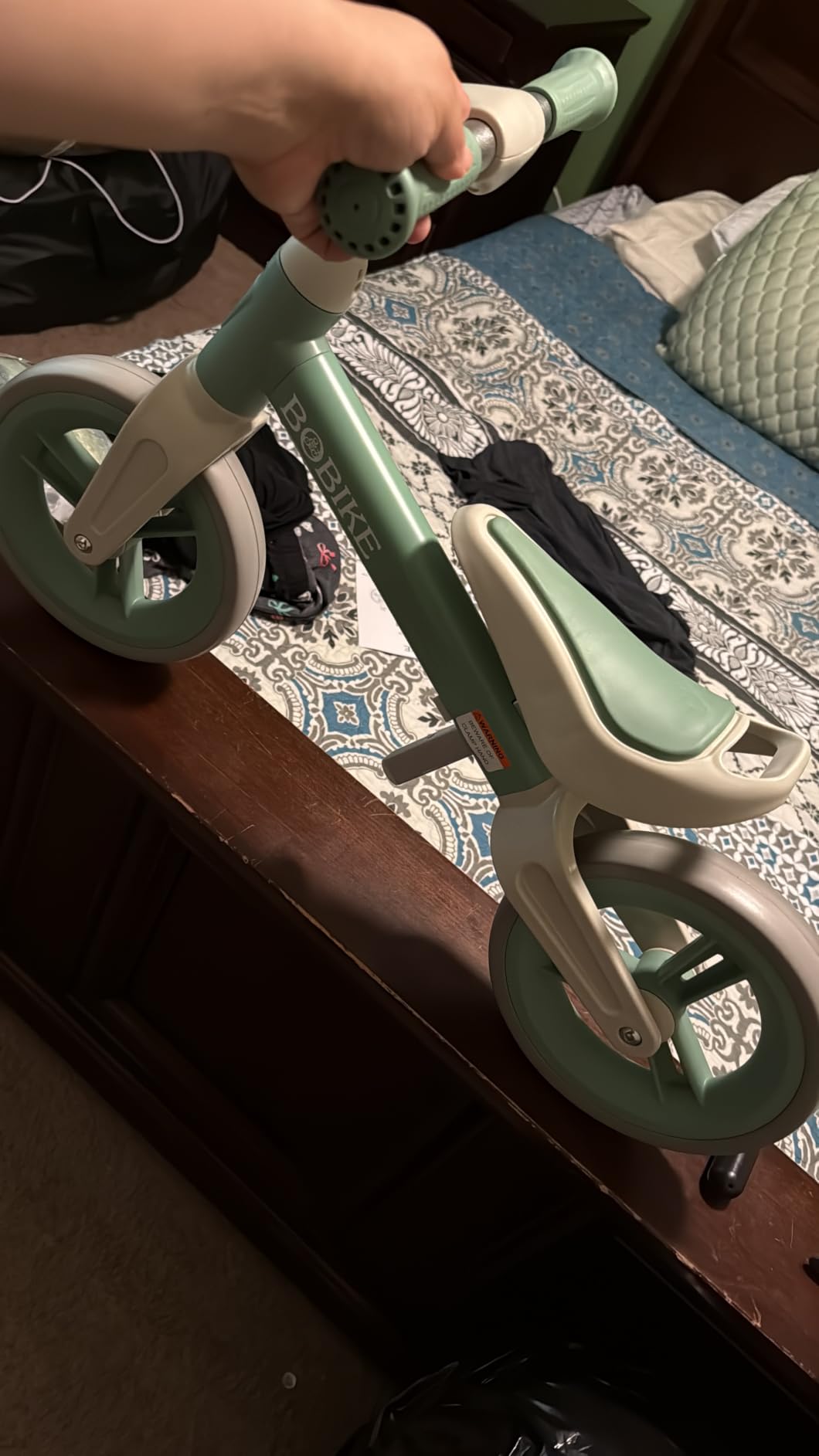 Bobike Toddler Balance Bike Toys for 1 to 4 Year Old Girls Boys Adjustable Seat and Handlebar No-Pedal Training Bike Best Gifts for Kids customer photo 2