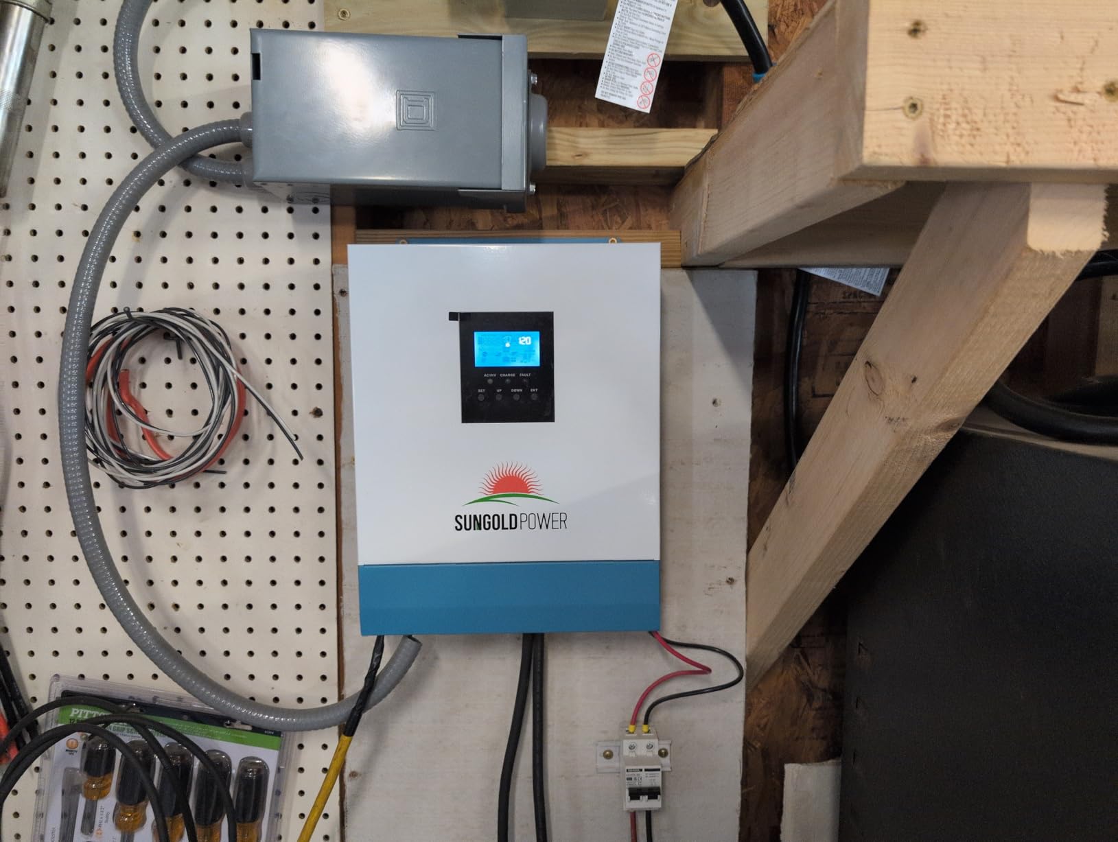 3000W DC 24V Pure Sine Wave Inverter with 80A MPPT Solar Charger (MPPT Voltage Range 120V-400Vdc), 40A AC Battery Charger, Solar Inverter Charger Manufactured by SunGoldPowerCo.,Ltd (Upgraded) customer photo 2