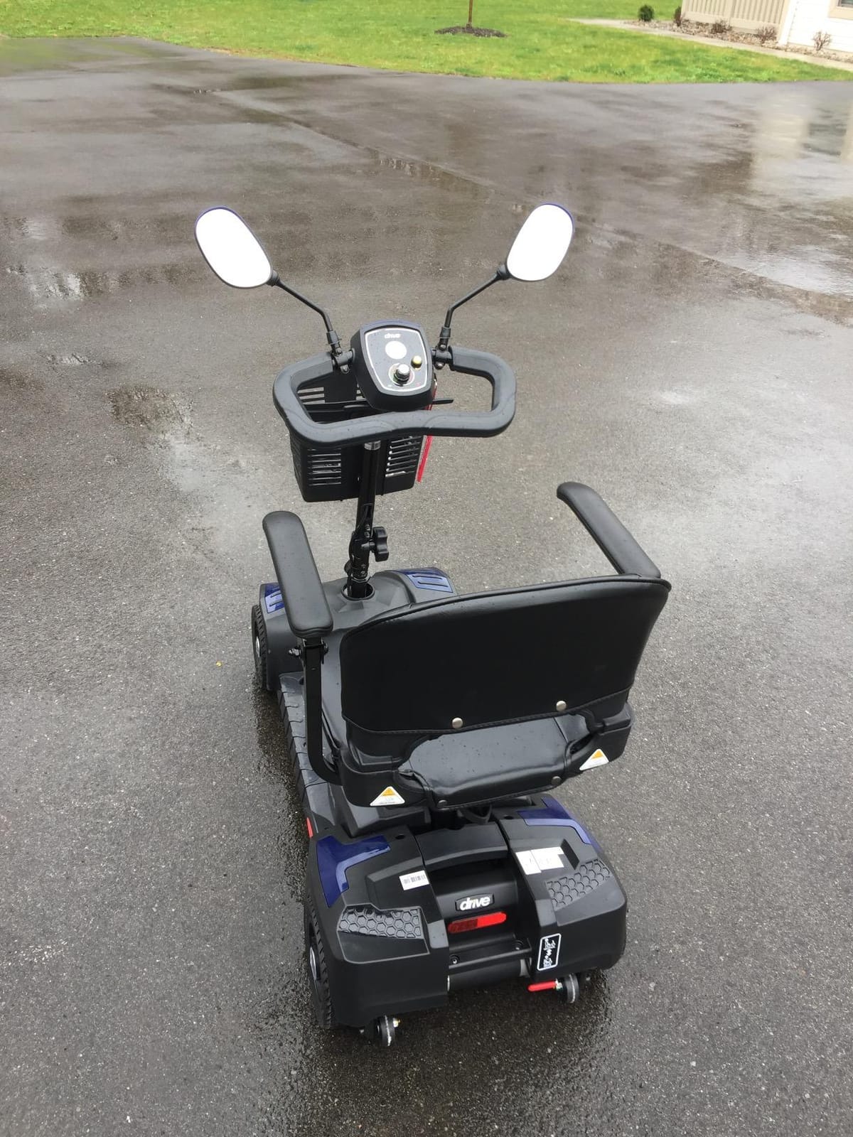 Mobility Scooter Cover Waterproof, Fit up to 48 Inch, Black customer photo 2