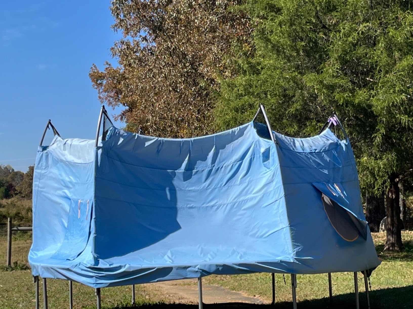 14FT Trampoline Tent Cover, Fits for 6 Straight Pole Round Trampoline (Tent Only) customer photo 1